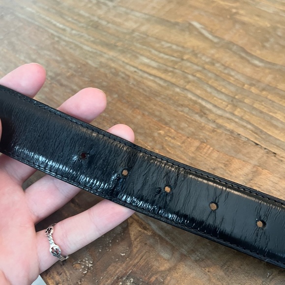 Versace V2 Belt Black Leather - Picture 6 of 9